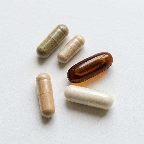 ok-capsule Cycle Balance Solution Pack with a single capsule showing the supplement's packaging and label.