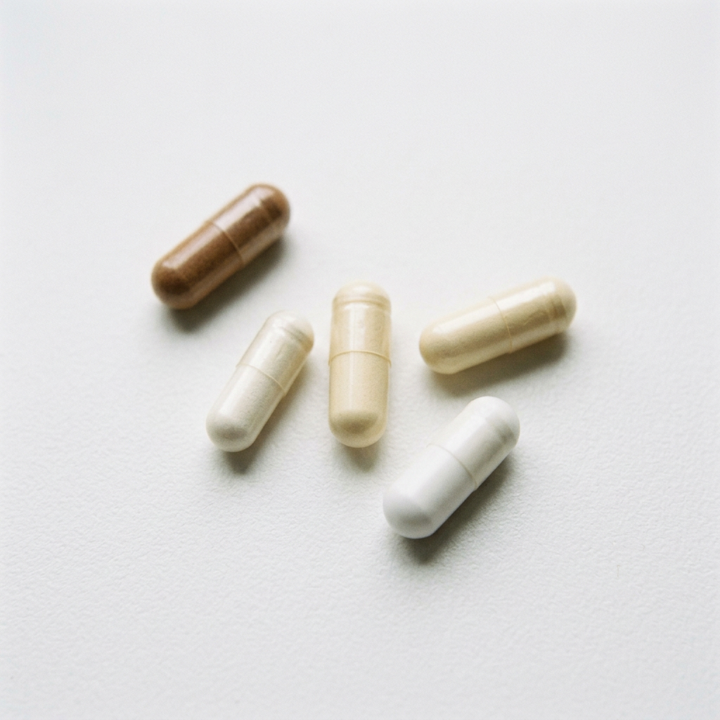Bottle of ok-capsule Immunity Solution Pack with immune-boosting pills on a white background