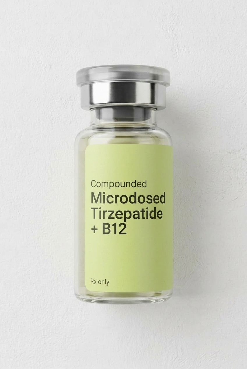 Microdosed Tirzepatide + B12
